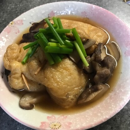 おいしくできました♪
油揚げが余っていて、初めて作りましたが簡単でした！また作りたいと思います！